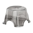 thumbnail image 2 of Plastic Step Stool for Bathroom, Kitchen, Living Room with Nonslip Base, Stable, Compact, 24x24x15cm, 2 of 6