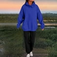 thumbnail image 2 of Hearthz Matching Sweat Sets for Women Fleece Comfort Plain Oversized Hoodies and Sweatpants Set Womens Matching Sweat Set with Pockets, 2 of 6