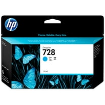 HP 728 130-ml Cyan DesignJet Ink Cartridge, F9J67A