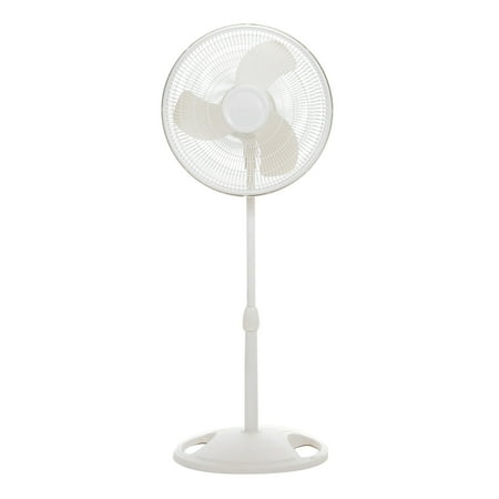 Lasko 16" Oscillating Pedestal Stand 3-Speed Fan, Model #S16200, White