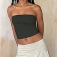 thumbnail image 4 of Mgmyaa Womens Strapless Tube Tops Basic Backless Sleeveless Bandeau Going Out Crop Tops Blouses Summer Clothes, 4 of 8