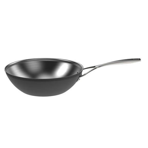 Demeyere Black 3.2-quart Flat Bottom Wok