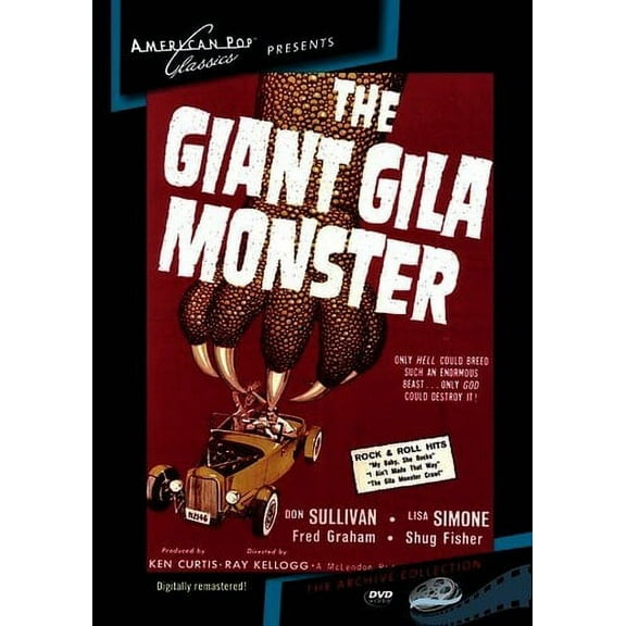 The Giant Gila Monster (DVD), American Pop Classic, Horror