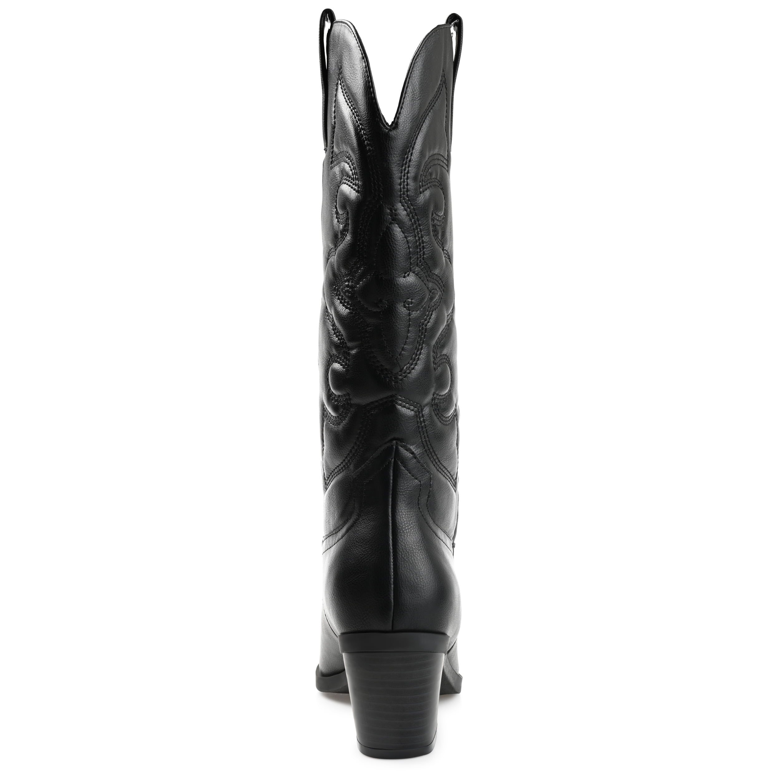 Journee Womens Chantry Pointed Toe Pull On Western Boots