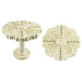 thumbnail image 2 of Urbanest Medallion Curtain Holdback – Elegant Drapery Tieback, Farmhouse Drapery Hardware for Stylish Window Treatments, 1 Piece, White, 2 of 2