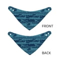 thumbnail image 3 of Naloa Turtles and Waves Dog Bandana Large and Small-Dog Scarf Bib Handkerchief Accessories for Dogs and Cats(S-L)-Small, 3 of 5