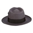 thumbnail image 3 of Scala Men's Classico New Yorker Wool Felt Snap Brim Fedora Hat, 3 of 5