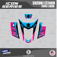 thumbnail image 3 of Kalair GFX Graphics Kit for Suzuki LTZ400 (2003-2008) Icon Series, 3 of 5