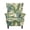 Retro Tropical Monstera Leaf, variant on SEANATIVE Wingback Chair Slipcover Stain Resistant 2 Piece Wing Chair Cover Washable Anti-Slip Soft Stretch Wing Back Chair Covers 1 Seater Sofa Protector for Living Room, Teal Plaid Print