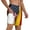 White, variant on Men's German America Flag Swim Trunks with Compression Liner Bathing Suit Swimwear