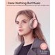 thumbnail image 2 of INFURTURE Rose Gold Active Noise Cancelling Headphones with Microphone Wireless Over Ear Bluetooth, Deep Bass, Memory Foam Ear Cups, Quick Charge 40H Playtime, for TV, Travel, Home Office, 2 of 5