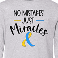thumbnail image 4 of Inktastic No Mistakes, Just Miracles Down Syndrome Awareness Long Sleeve Youth T-Shirt, 4 of 5