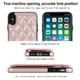 thumbnail image 2 of Case Compatible with iPhone XS Max, Stylish Card Slots Kickstand PU Leather Back Case Magnetic Closure RFID Blocking Drop Protective Shockproof Cover for iPhone XS Max, Rosegold, 2 of 8