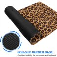 thumbnail image 6 of Long Mouse Pads for Desk,Brown and Black Leopard Print Desk Mats on Top Of Desks, Desk Mouse Pad Extra Large with 3mm Non-Slip Base and Stitched Edge for Gaming,Office,Work,Home 31.5"x15.7", 6 of 6