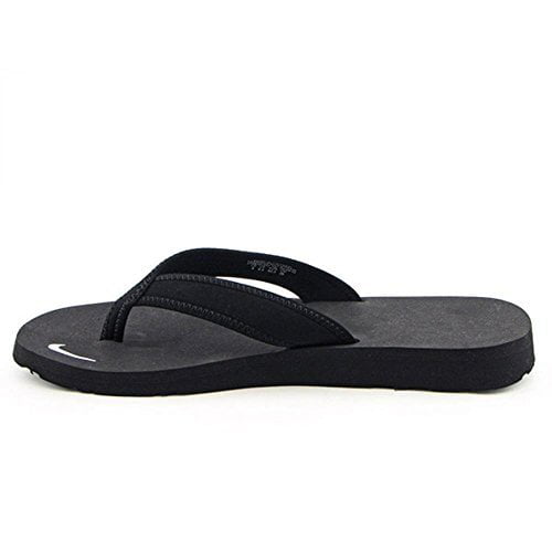 Claire Nautisk stak Womens Nike Celso Girl Thong Sandals Black/White Size 6 - Walmart.com