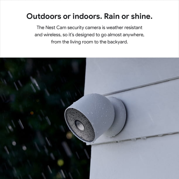 Google Nest Cam 2-Pack - Wireless Indoor/Outdoor Security Camera