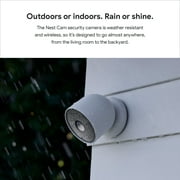 Nest Outdoor Battery Camera 1pk White
