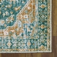 thumbnail image 4 of Faitaliicy Area Rug,Thin Washable Vintage Area Rug Entryway Mat Floor Cover Anti-Slip for Living Room Bedroom Bedside Non-Slip Backing Retro Rug Washable Throw Carpet, 4 of 8