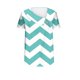 thumbnail image 3 of Tops de Algodón para Mujeres Cuello en V Casual de Manga Corta, Imitación Algodón Primavera Y Blusa de Verano, 3 of 5