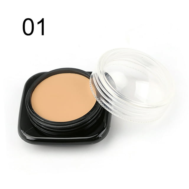 Paleta de crema correctora facial de maquillaje, cobertura duradera impecable (Beige)