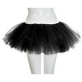 thumbnail image 2 of DuoJiaJ Tutu Skirts for Women Elastic 5-Layered Adults Mini Skirts Puffy Party Skirts,Black One Size, 2 of 4