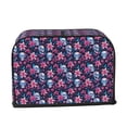 thumbnail image 2 of Sikiie funny Skull daisy flower Toaster Covers 2 Slice Dustproof Toaster Cover Bread Machine Cover, Dustproof Cover - 11.4" x 7.5" x 7.9", 2 of 7