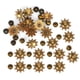 thumbnail image 5 of 100 Uds. Remache en forma de girasol ropa zapatos bolsa DIY decoración remaches accesorios (bronce), 5 of 5