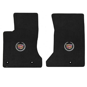 Lloyd Mats Custom Fit Floor Mats for Cadillac SRX 2WD 2006-2009 LogoMat 2PC Set Charcoal