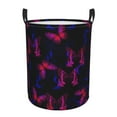 thumbnail image 1 of ZICANCN Cyberpunk Colorful Butterfly Laundry Basket Organizer, Dirty Clothes Hamper for Bathroom Bedroom Laundry Room, Medium Size, 1 of 7