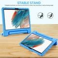 thumbnail image 2 of Allytechgroup Kickstand Case for Samsung Galaxy Tab A9 8.7 Inch 2023 (SM-X110 / X115), Fashion Lightweight EVA Foam Handle Stand Kids Friendly Shockproof Cover Case - Blue, 2 of 6