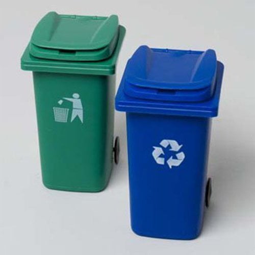 Desktop Mini Trash Recycle Bin Pencil Holder 2Pack