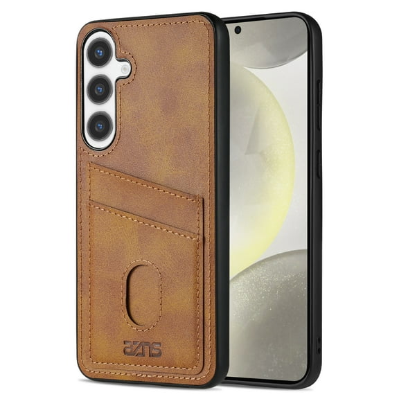 for Samsung Galaxy S23 Plus Wallet Case, Men's Luxury Elegant PU Leather with Card Holder Slots Flexible Bumper Rugged Non-Slip Grip Shockproof Cover Phone Cases for Samsung Galaxy S23 Plus,Yellow