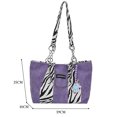 thumbnail image 3 of Bolsa Chain Commuters Bag Gran capacidad Otoño Invierno Moda para el trabajo (Púrpura) Likrtyny Para Estrenar, 3 of 3