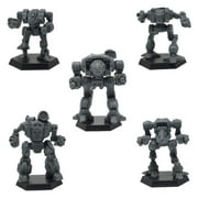 Catalyst Game Labs BattleTech Clan Command Star Miniature Force Pack Game with Dire Wolf, Summonder, Stormcrow, Mist Lynx, and Shadow Cat Miniatures