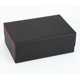 thumbnail image 1 of Caja de tarjetas de cubierta para Juegos Bewildely estuche de almacenamiento de Cuero PU Negro rojo, 1 of 6
