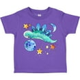 thumbnail image 3 of Inktastic Stegosaurus Space Dinosaur with Stars and Planet Boys or Girls Toddler T-Shirt, 3 of 5
