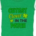 thumbnail image 4 of Inktastic Cutest Clover in the Patch with Four Leaf Clovers Boys or Girls Baby Bodysuit, 4 of 5