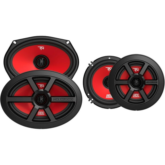 MTX Audio TERMINATOR69 Terminator Series 6x9in Coaxial and MTX Audio TERMINATOR6 Terminator Series 6.5in Coaxial Bundle