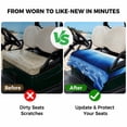 thumbnail image 4 of Golf Cart Seat Covers for 2 Seater,Blue Ocean Microfiber Cart Seat Towel Blanket,Underwater Water Waves Seascape Nature Sea Absorbent Breathable Non Slip Bench Seats Protector for Golf Course 51"x31", 4 of 9