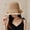 Khaki, variant on Sun Hat Wide Brim Floppy Summer Hats for Women Beach Panama Straw Dome Weave Bucket Hat Femme Shade Hat Women Hats Sombreros