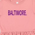 thumbnail image 4 of Inktastic Baltimore in Purple Text Girls Toddler Dress, 4 of 5
