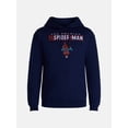 thumbnail image 5 of Marvel Spider-Man Men's and Big Men's Front Back Graphic Cotton Hoodie, Sizes S-3XL, 5 of 5