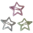 thumbnail image 4 of Girls Metal Star Hair Clips Epoxy Hairpins Hairstyle Accessories Glitter Hair Barrettes Set for Women Child, 4 of 8