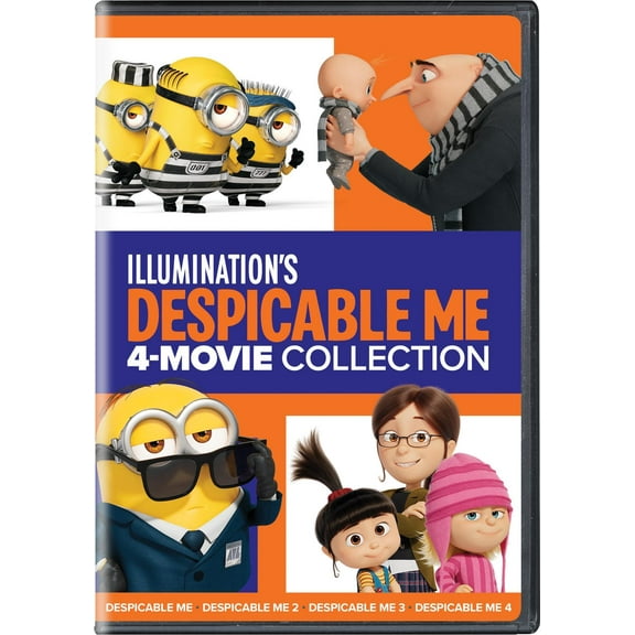 Despicable Me 4-Movie Collection (1-4) (DVD), Family, Universal