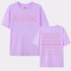 thumbnail image 3 of Camiseta con estampado para hombre y mujer, ropa de calle estética Kpop, Y2k, informal, de algodón, de manga corta, Unisex, color negro y rosa, 3 of 5