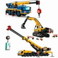 thumbnail image 2 of City Mobile Construction Crane Excavator Building Blocks MOC 60409 60324 60420 Assemble Bricks Toys Gift For Children Kids, 2 of 9