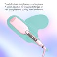 thumbnail image 3 of Heat  Mat, Portable Hair Styling Tools Curling Iron Pad Silicone Heat  Mat Pouch for Curling Iron, Hair Straightener, 3 of 8