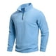 thumbnail image 1 of pstuiky camisa de manga larga para hombre, Sudadera con capucha para hombre, estilo casual, de color liso, de manga larga y con cremallera, estilo cárdigan Tops casuales para hombres xxl, 1 of 6
