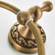 thumbnail image 5 of Antique Brass Towel Ring, Hand Towel Holder for Bathroom Wall Mount Retro Round Towel Rail Rack, 5 of 5