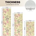 thumbnail image 4 of Pioneer Flower Floral Print Pattern Kitchen Rugs Sets Of 3,Kitchen Runner Rugs Non Skid Washable,Decorative Kitchen Floor Mats for Kitchen,Sink,Laundry,17"x30"+ 17"x47" + 17"x59", 4 of 6